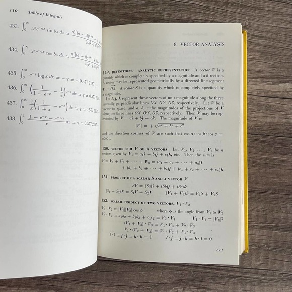 HANDBOOK OF MATHEMATICAL TABLES AND FORMULAS by RICHARD BURINGTON [VINTAGE 1965] - Picture 7 of 13